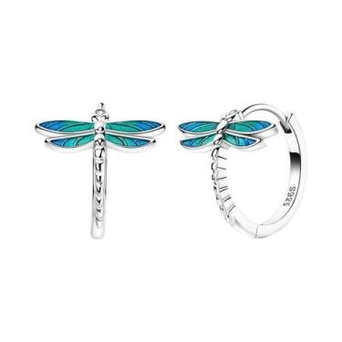 Imagem de Brincos De Argola Grandes Em Prata Esterlina 925 Com Zircônia Para Mul