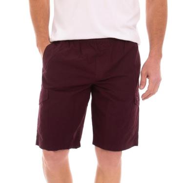 Imagem de Bermuda Sarja Leve California Prime Elástico Vinho-Masculino