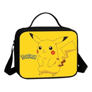 Imagem de Lancheira Termica Escolar Infantil Escolar Estampa Anime Caçadores de 