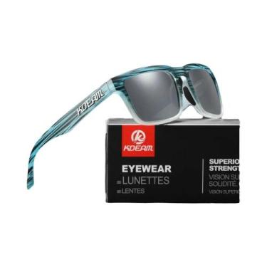 Imagem de Óculos De Sol Polarizados Quadrados Masculinos KDEAM 2022 Para Estilo 