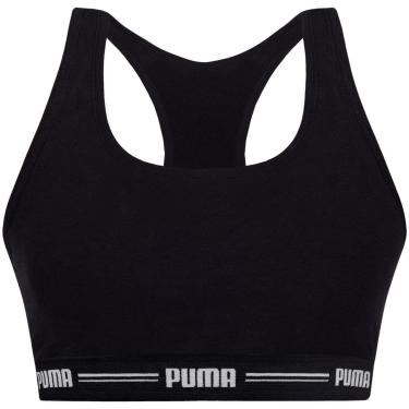 Imagem de Top Puma Nadador Feminino Sem Bojo Algodão Fitness Para Academia Treino Corrida-Feminino
