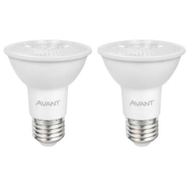 Imagem de 2Und Lâmpada Luz Amarela 2700k 7W LED PAR20 Bivolt Avant