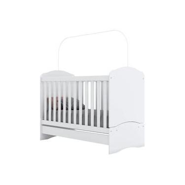 Imagem de Berço Mini Cama Henn Bala de Menta Branco I02-10