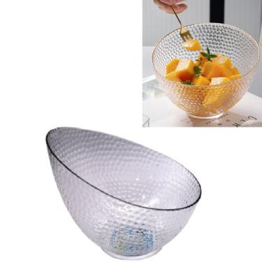 Imagem de 2 Fruteiras Saladeira Tigela Chanfrada Bowl Transparente - Equipe Y