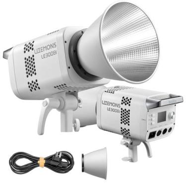 Imagem de Iluminador LED Bowens Godox LE300BI 300W Bicolor Para Estúdio Foto e V
