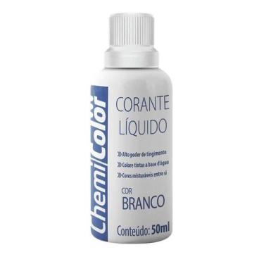 Imagem de Corante Liquido 50ml Branco - Chemicolor