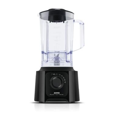 Imagem de Liquidificador Arno Power Max LN50 700W 3,1L 4 Lâminas Powelix 5 Velocidades Preto 110V