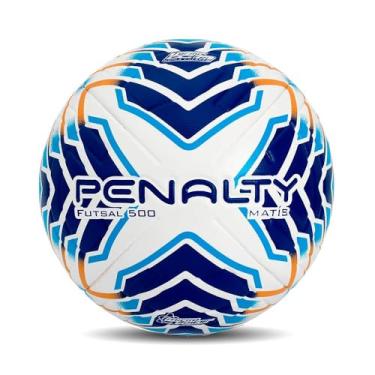 Imagem de Bola Penalty Matís XXIV Futsal Branca e Azul