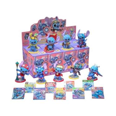 Imagem de Marvel Stitch Cosbi Style Mini Blind Box: Bonecos Colecionáveis De Sup