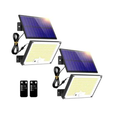 Imagem de Luzes LED Solares Externas À Prova d'Água De 600W Com 344 LEDs E Senso