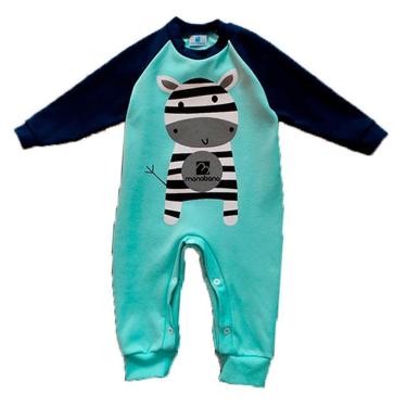 Imagem de Macacão Manabana Roupas Bebe Recém Nascido Batizado Menino-Masculino