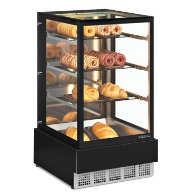 Imagem de Vitrine Neutra Conveniência Gourmet Mgen070 Preto Gelopar Bivolt