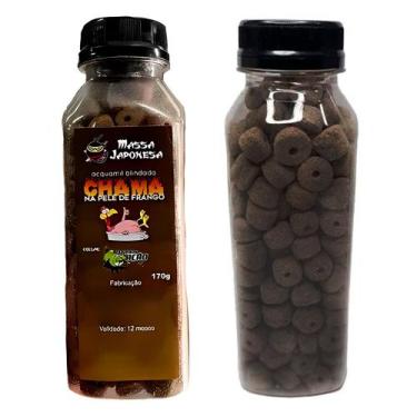 Imagem de Ração Furadinha Ninja Chamaaa Na Pele De Frango 120g - Massa Japonesa,