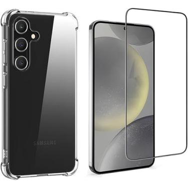 Imagem de Kit Capa + Película 3D Vidro 9H para Samsung Galaxy S24 Plus - LXL