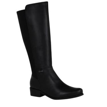 Imagem de Bota Bottero Cano Longo Couro Montaria Feminina, 35, Preto