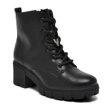 Imagem de Bota Coturno Via Marte 001-005-01 Feminino - Preto, Preto, 35