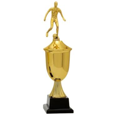 Imagem de Troféu de Futebol Vitória Vencedor 401603 para Premiações Esportivas 42cm Dourado