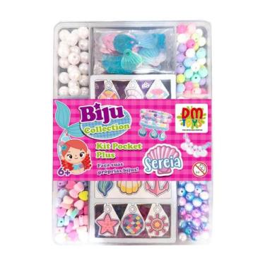 Imagem de Kit Bijuteria Infantil Colletion Sereia Pocket Plus - Comercial Dm Bra