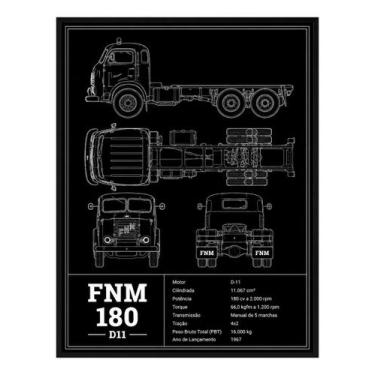 Imagem de Poster Acrílico FNM 180 D11 Laser - SABRE