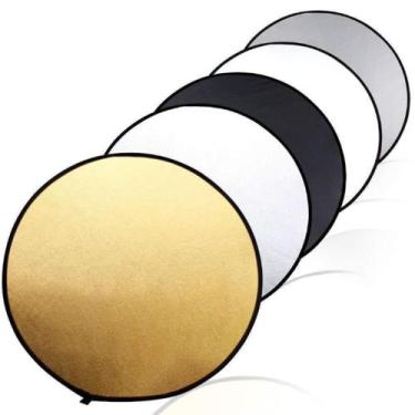 Imagem de Rebatedor e Difusor Fotográfico Circular 5 Em 1 Com 60cm - Genérica