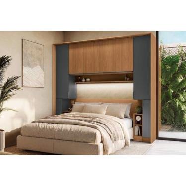 Imagem de Quarto Modulado Casal Liga 5Peças 8Pts QM32 Graf Kappesberg