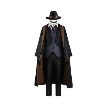Imagem de Fantasia De Cosplay Nakahara Chuuya Tamanho Grande Com Chapéu, Uniform