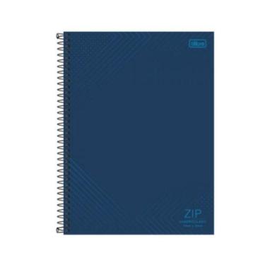 Imagem de Caderno Universitário Tilibra Zip 1 Matéria 96 Folhas Quadriculado 5mm