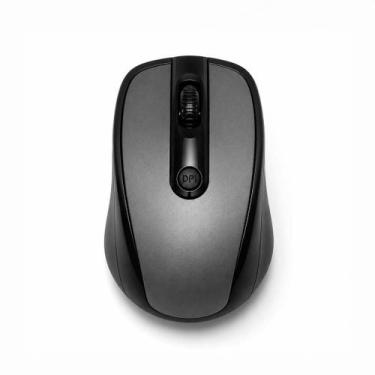 Imagem de Mouse Sem Fio 2.4GHz Óptico 1600 DPI com Receptor USB para Notebook - 
