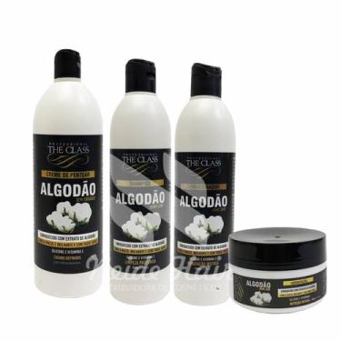 Imagem de The Class Kit Cachos Algodão Shampoo - Condicionador - Máscara - Creme