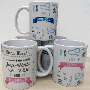 Imagem de Caneca Personalizada Profissão Tec Enfermagem