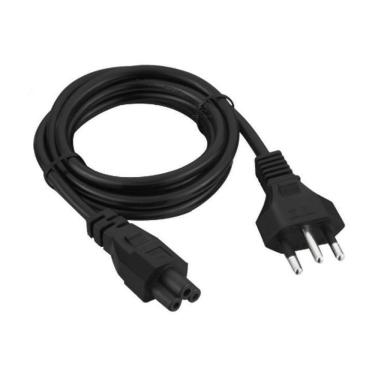 Imagem de Cabo Força Energia Fonte Notebook Tripolar Padrão Br 1,2 Metros Mymax WSPCC-BRP-BK-1.2M