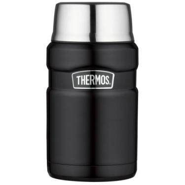 Imagem de Thermos Stainless King pote de alimentos de 680 g, preto fosco (SK3020BKTRI4)