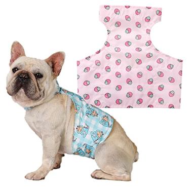 Imagem de Colete arrefecimento para cães respirável Cooler jaqueta material de malha Cool Pet Cooler Vest para treinamento de caça ao ar livre e acampamento para cães pequenos, médios, rosa, M (Busto: 62,6 cm)