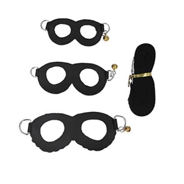 Imagem de Tnfeeon Roupa de porquinho-da-índia para bebê furão, hamster, arnês, macio, conjunto de roupas com sino para porquinhos-da-índia, hamster, furão, coelho, chinchila e anim pequeno semelhante, 3 peças