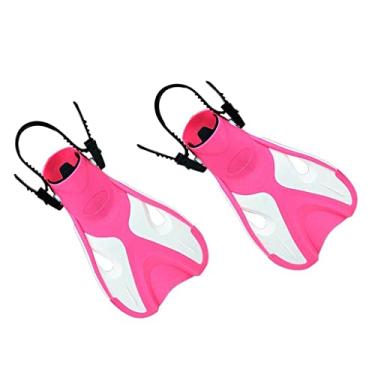 Imagem de shamjina Natação/Nadadeiras Ajustáveis para Natação, E Snorkeling (design Aberto), Rosa