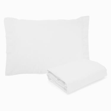 Imagem de Kit Colcha Dohler Solteiro 2 Peças 1,60x2,50m Piquet Branco