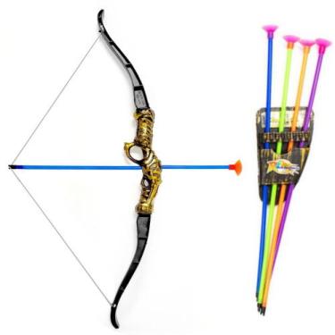 Imagem de Arco E Flecha Infantil Com 4 Dardos Que Grudam Na Parede - Cim Toys