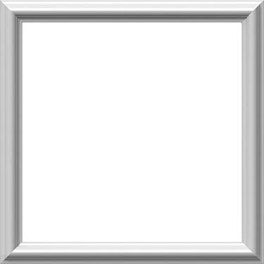 Imagem de Ekena Millwork Painel de parede Wainscot clássico moldado Ashford PNL20X20AS-01-CASE-2 Ashford, 50 cm L x 50 cm A x 1/2" P, branco preparado de fábrica, 2 unidades