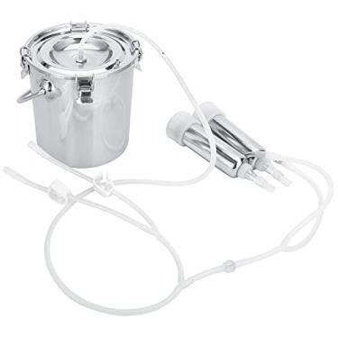 Imagem de Máquina de ordenha elétrica, máquina de ordenha de cabra 7L ordenhador elétrico para uso doméstico(#2)