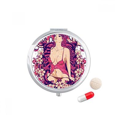 Imagem de D Cups Boobs Peasts Bra Savage Pill Case Pocket Medicine Storage Box Dispenser Recipiente
