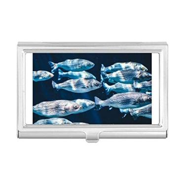 Imagem de Porta-cartão de visita tropical, organismo marítimo de peixe