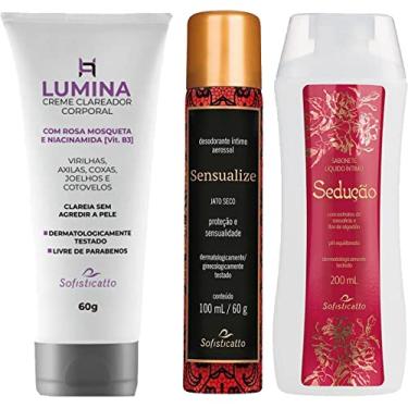 Imagem de Kit Clareador Lumina Virillha e Axilas Sabonete e Deso