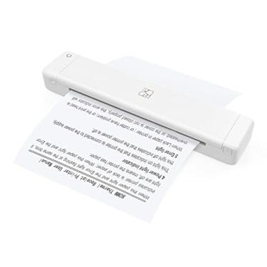 Imagem de CIADAZ MT800Q A4 Impressora de transferência térmica portátil sem fio e USB Conecte com computador móvel para escritório Impressora de viagem de carro escolar com 1pc rolo de fita Compatível com