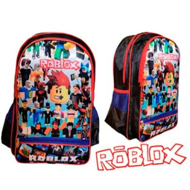 Mochila Masculina Escolar Juvenil Rodinha Roblox Lançamento em Promoção na  Americanas