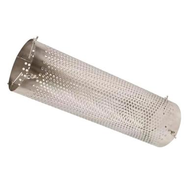 Imagem de MERIGLARE Tenda fogão chaminé tubo de malha lareira chaminé tampas de chuva tubo de escape mais rápida dissipação de calor acampamento portátil chaminé guarda, Espessura de 1.0 mm