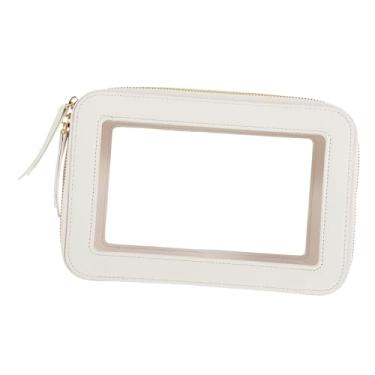 Imagem de ABOOFAN Bolsa Cosmética De Viagem Bolsas De Maquiagem Ao Ar Livre Organizador De Bolsa De Maquiagem Bolsa De Higiene Maleta Maquiagem Zíper Bolsa De Moedas Pequena Mulher Pu