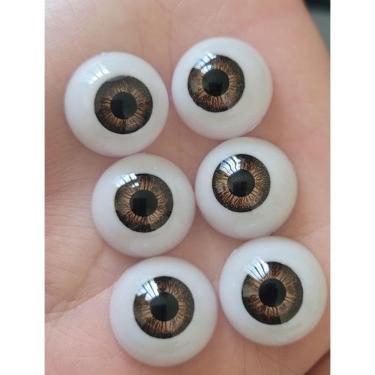 Imagem de Olhos Para Bebê Reborn 18 mm castanho 3 Pares