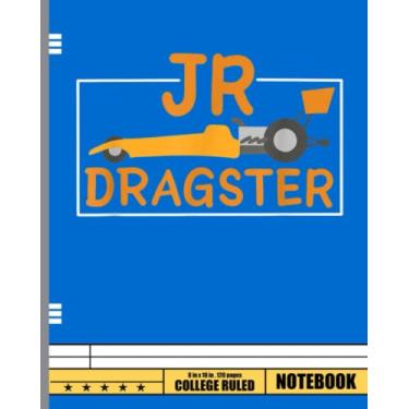 Imagem de Caderno de carros de corrida Drag Racing Jr Dragster Car Racing: Caderno de composição de carros para crianças, meninos, meninas, escola, estudantes, adolescentes, adultos/120 páginas (cadernos de