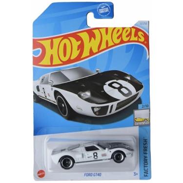 Imagem de Mattel Hot Wheels Ford GT40, Factory Fresh 2/10 [White] 12/250