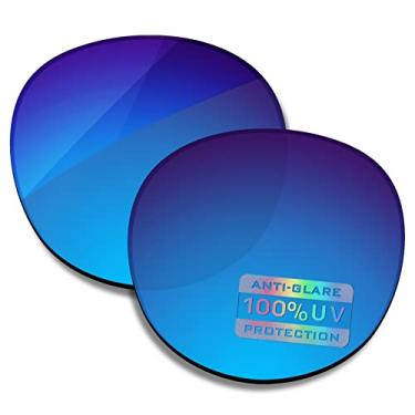 Imagem de Bowyer Lentes de reposição femininas polarizadas para óculos de sol Ray-Ban RB4191 57 mm - Espelhado azul surf